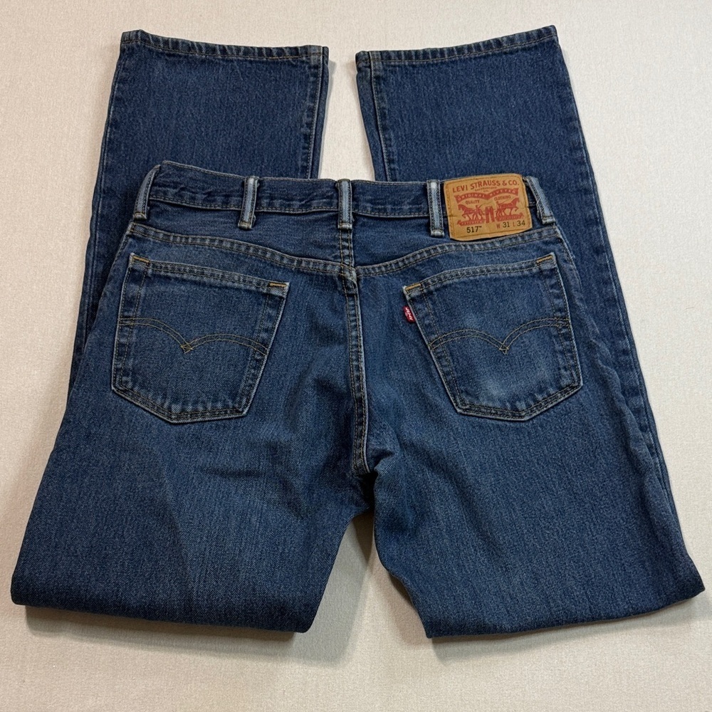 Levi's Men's Dark Blue Straight Jeans
